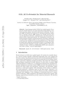 MIND: AI Co-Scientist for Material Research