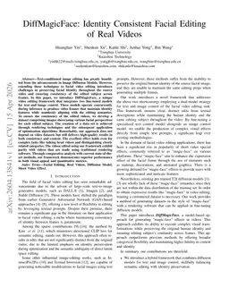 DiffMagicFace: Identity Consistent Facial Editing of Real Videos