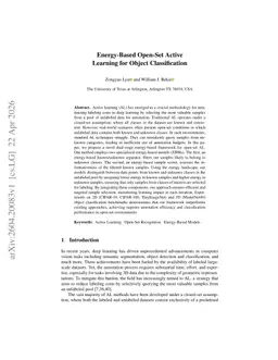 Energy-Based Open-Set Active Learning for Object Classification