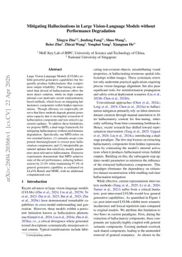 Mitigating Hallucinations in Large Vision-Language Models without Performance Degradation