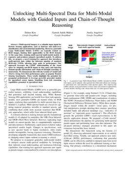 Unlocking Multi-Spectral Data for Multi-Modal Models with Guided Inputs and Chain-of-Thought Reasoning
