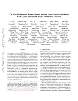 The First Challenge on Remote Sensing Infrared Image Super-Resolution at NTIRE 2026: Benchmark Results and Method Overview