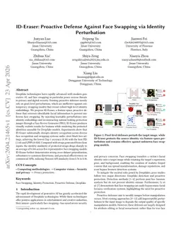 ID-Eraser: Proactive Defense Against Face Swapping via Identity Perturbation