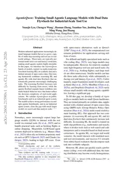 AgenticQwen: Training Small Agentic Language Models with Dual Data Flywheels for Industrial-Scale Tool Use