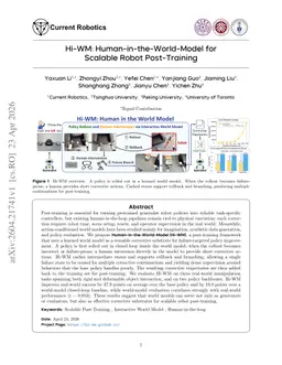 Hi-WM: Human-in-the-World-Model for Scalable Robot Post-Training