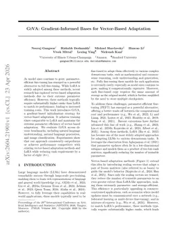 GiVA: Gradient-Informed Bases for Vector-Based Adaptation