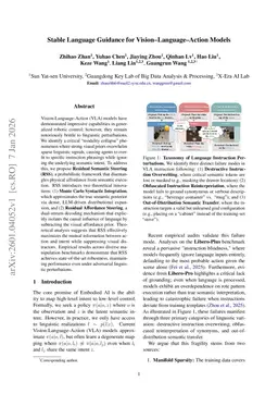 Stable Language Guidance for Vision-Language-Action Models