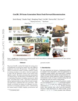 Gen3R: 3D Scene Generation Meets Feed-Forward Reconstruction