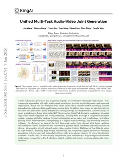 Apollo: Unified Multi-Task Audio-Video Joint Generation
