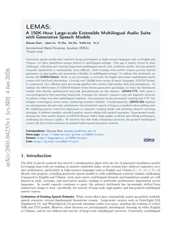 LEMAS: Large A 150K-Hour Large-scale Extensible Multilingual Audio Suite with Generative Speech Models