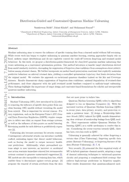 Distribution-Guided and Constrained Quantum Machine Unlearning