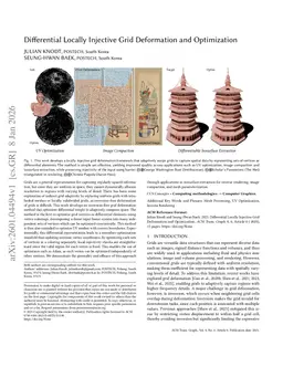 Differential Locally Injective Grid Deformation and Optimization