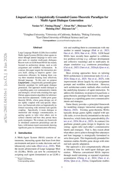 LinguaGame: A Linguistically Grounded Game-Theoretic Paradigm for Multi-Agent Dialogue Generation