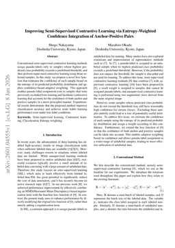 Improving Semi-Supervised Contrastive Learning via Entropy-Weighted Confidence Integration of Anchor-Positive Pairs