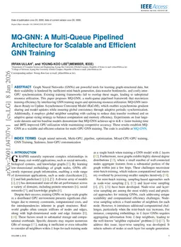 MQ-GNN: A Multi-Queue Pipelined Architecture for Scalable and Efficient GNN Training