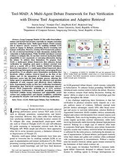 Tool-MAD: A Multi-Agent Debate Framework for Fact Verification with Diverse Tool Augmentation and Adaptive Retrieval