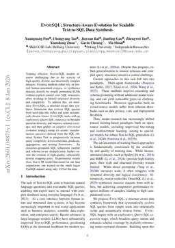 EvolSQL: Structure-Aware Evolution for Scalable Text-to-SQL Data Synthesis