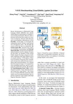 V-FAT: Benchmarking Visual Fidelity Against Text-bias