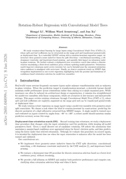 Rotation-Robust Regression with Convolutional Model Trees
