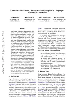 CourtNav: Voice-Guided, Anchor-Accurate Navigation of Long Legal Documents in Courtrooms