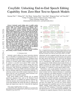 CosyEdit: Unlocking End-to-End Speech Editing Capability from Zero-Shot Text-to-Speech Models