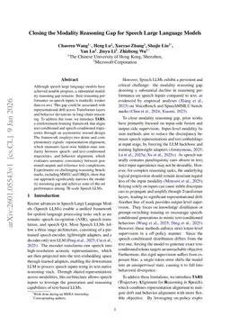Closing the Modality Reasoning Gap for Speech Large Language Models