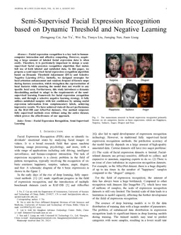 Semi-Supervised Facial Expression Recognition based on Dynamic Threshold and Negative Learning