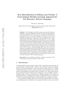 Text Detoxification in isiXhosa and Yorùbá: A Cross-Lingual Machine Learning Approach for Low-Resource African Languages