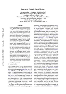 Structured Episodic Event Memory