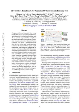 LitVISTA: A Benchmark for Narrative Orchestration in Literary Text