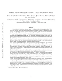 Implicit bias as a Gauge correction: Theory and Inverse Design