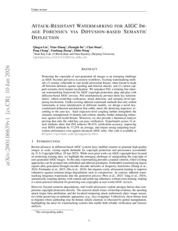 Attack-Resistant Watermarking for AIGC Image Forensics via Diffusion-based Semantic Deflection