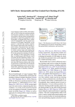 InFi-Check: Interpretable and Fine-Grained Fact-Checking of LLMs
