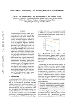 MoE-DisCo:Low Economy Cost Training Mixture-of-Experts Models