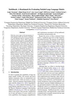 TurkBench: A Benchmark for Evaluating Turkish Large Language Models