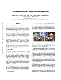 Motion Focus Recognition in Fast-Moving Egocentric Video