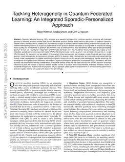 Tackling Heterogeneity in Quantum Federated Learning: An Integrated Sporadic-Personalized Approach