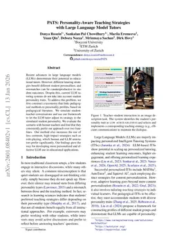 PATS: Personality-Aware Teaching Strategies with Large Language Model Tutors