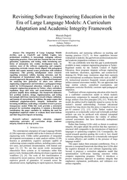 Revisiting Software Engineering Education in the Era of Large Language Models: A Curriculum Adaptation and Academic Integrity Framework