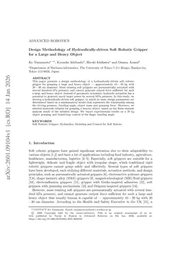 Design Methodology of Hydraulically-driven Soft Robotic Gripper for a Large and Heavy Object