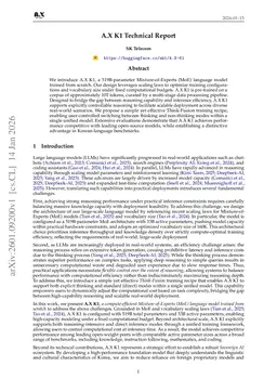 A.X K1 Technical Report