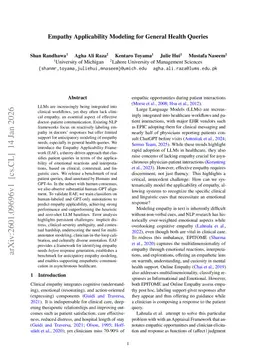 Empathy Applicability Modeling for General Health Queries