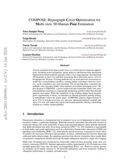 COMPOSE: Hypergraph Cover Optimization for Multi-view 3D Human Pose Estimation