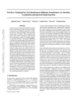 FreeText: Training-Free Text Rendering in Diffusion Transformers via Attention Localization and Spectral Glyph Injection