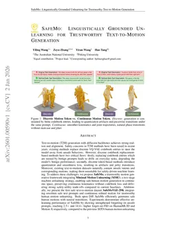 SafeMo: Linguistically Grounded Unlearning for Trustworthy Text-to-Motion Generation