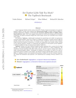 Do Chatbot LLMs Talk Too Much? The YapBench Benchmark