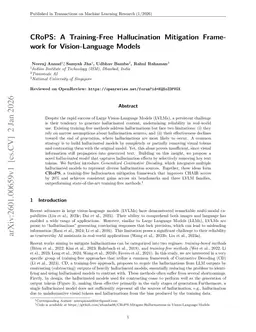 CRoPS: A Training-Free Hallucination Mitigation Framework for Vision-Language Models