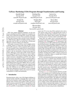 CuFuzz: Hardening CUDA Programs through Transformation and Fuzzing