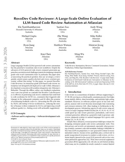 RovoDev Code Reviewer: A Large-Scale Online Evaluation of LLM-based Code Review Automation at Atlassian