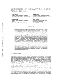 Learning from Historical Activations in Graph Neural Networks